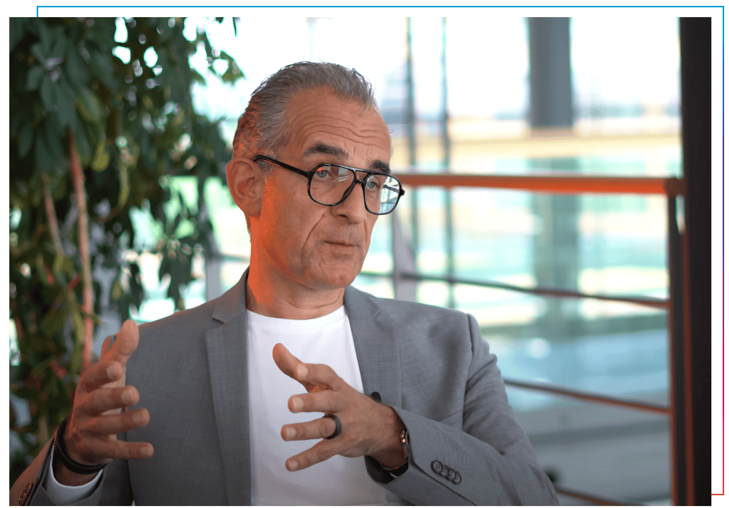 Uwe Stuhldreier in der CX Lounge