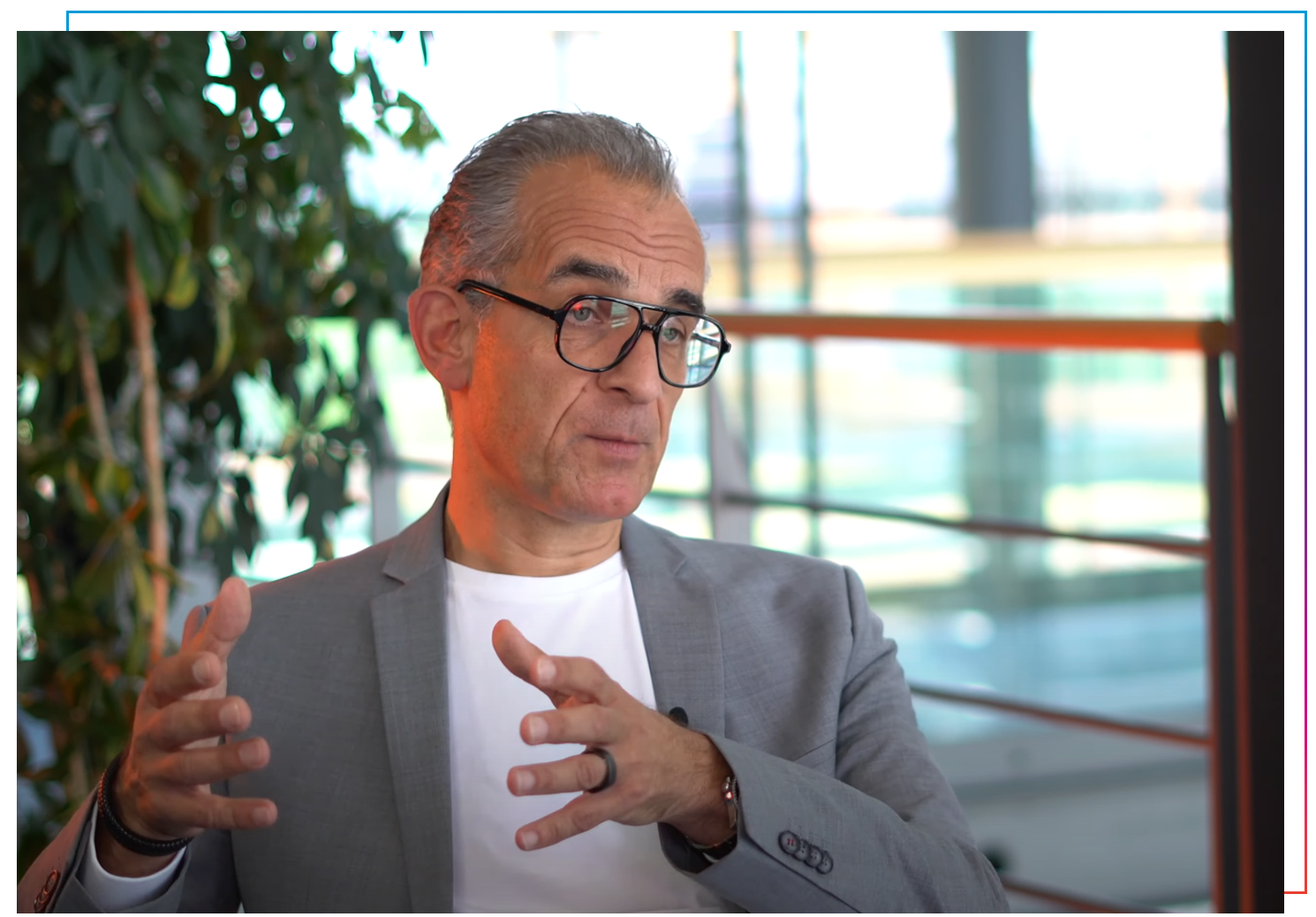 Uwe Stuhldreier in der CX Lounge